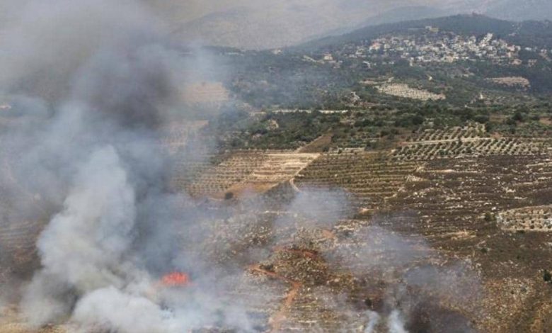 القصف من جنوب لبنان